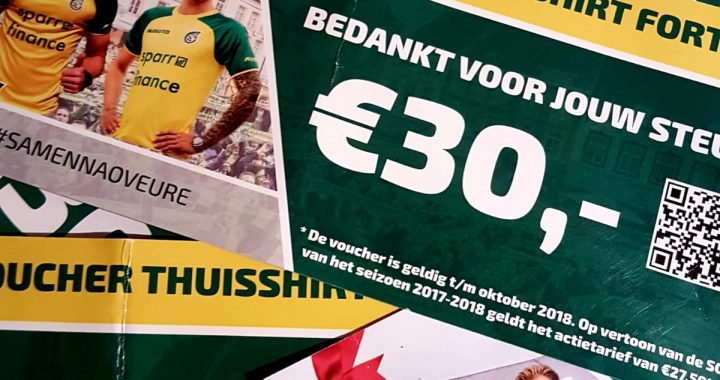 Woensdag Fanshop open